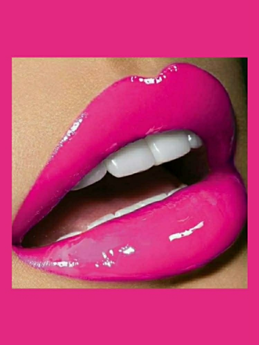 Ciate Patent Pout Lip Lacquer in Drama Queen (Vibrant Pink) 7 mL *BNIB